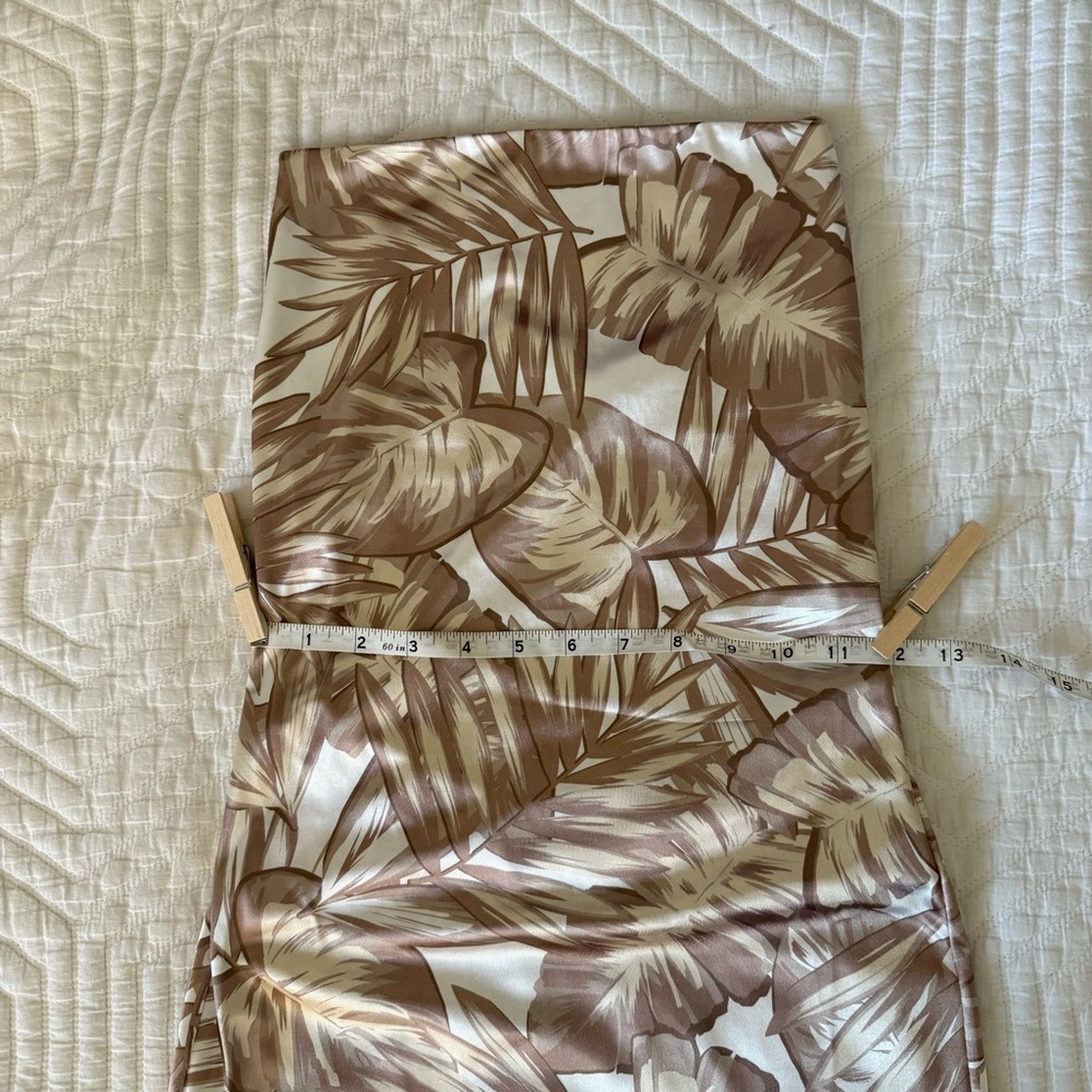 NWT SER.O.YA MINI DRESS - SILK PALM PRINT - SIZE XS - Picture 8 of 11